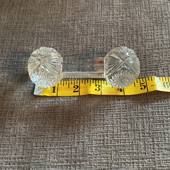 Vintage Large American Brilliant Cut Glass Knife Rest - Picture 6 of 7